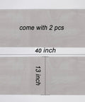Fine Weave Stainless Steel Wire Mesh Roll 13 By 40 Inch 30 Mesh Food Grade 304 Stainless Steel Air Vent Screen Door Window Inserts RV Squirrel Fly Covers Fireplace Shield Easy To Cut 2 Pack with dimensions