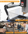 Heavy Duty Led Work Light With Long Arm Aluminum Alloy IP66 Waterproof Table Lamp for CNC Lathe and Drilling Machines 24W display