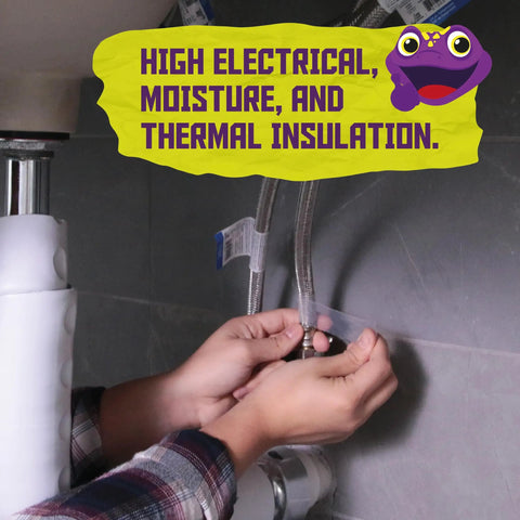 Installing Self Fusing Silicone Tape 1 Inch By 36 Foot Crystal Clear Waterproof Weatherproof Quick Fix Seal Wrap For Hose