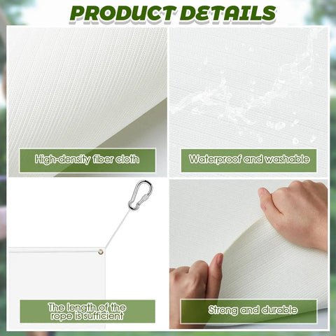 Close-up of 5x5 Ft Archery Backstop Netting Arrow Catcher, high-density fiber cloth, waterproof, strong and durable, with rope