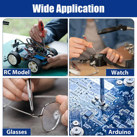 Ultimate Small Metric Screws And Nuts Assortment Kit for Arduino Electronics with RC model, watch, glasses, circuit board.