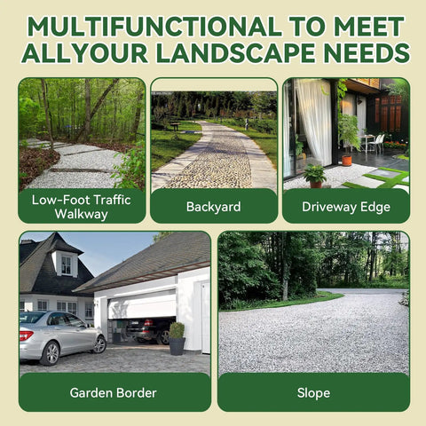 Beefed Up Gravel Glue For Landscaping That Locks Pebbles In Place, 32 Oz Decomposed Granite Stabilizer used on walkways.