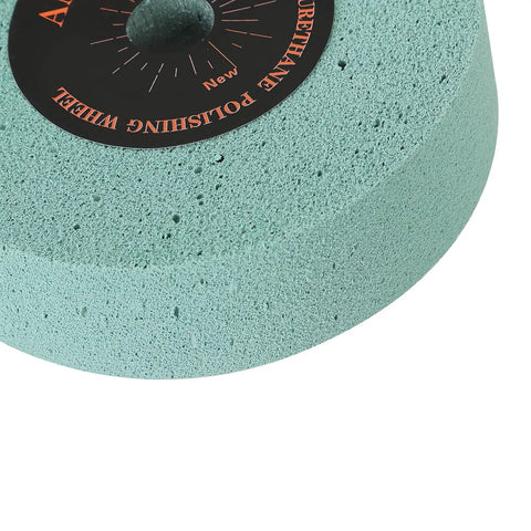 Top Shelf 3 Inch Polyurethane Buffing Wheels 2000 Grit close-up view of foam texture and center arbor hole.