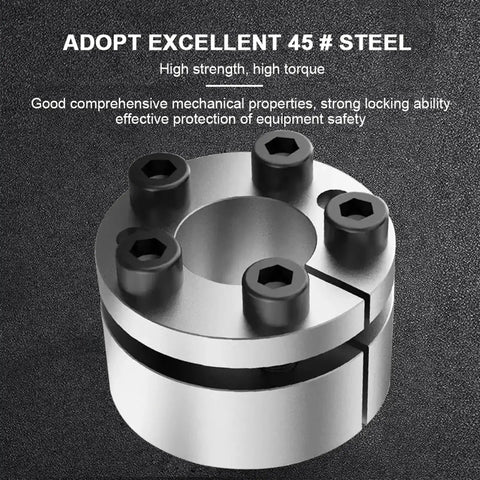 Close-up of Expansion Bushing Z3B KTR203 Key Free Bushing TLK132 Expansion Joint Bushing Lock Bushing KTR200 D35 D60 L28.