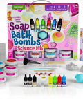 Soap And Bath Bomb Making Kit For Kids 3 In 1 Spa Science Lab Craft Set For Girls And Boys Ages 6 12 Diy Experiments And Gifts Pack