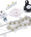 Dryer Repair Kit With 8544771 280148 3392519 8577274 Includes Heating Element Thermal Cut Off And High Limit Thermostat