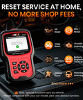 Beefed-Up All-In-One Volkswagen Group OBD2 Scan Tool For Volkswagen Audi Skoda Seat With Battery Registration And EPB Reset OBD11 Code Reader With Full Diagnostics For VAG Cars Up To 2023 Upgraded VD700 displayed on a car dashboard.