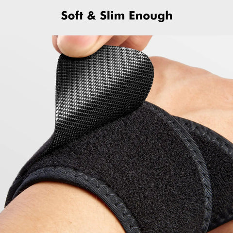 2 Pack Wrist Brace For Carpal Tunnel Relief Night Support And All Day Comfy Work Support, showing adjustable neoprene material.