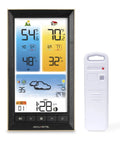 Vertical Full Color Display Home Weather Station With Wireless Outdoor Thermometer for Indoor and Outdoor Temperature 01201M