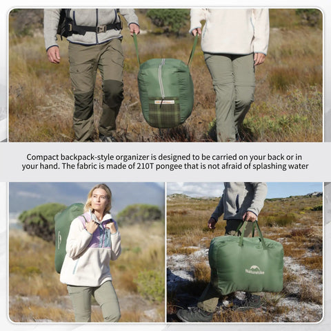 People carrying Double Wide Flannel Sleeping Bag For Two With Pillows, All Seasons Camping Gear For Couples And Families, 220x160 Cm
