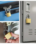 Two Pack Keyed Padlocks Waterproof 33mm Locker Locks With Keys For Backpack Luggage School Gym Locker Jewelry Box Diary Book And Laptop Bags Durable Metal Construction For Indoor And Outdoor Use Corrosion Resistant Compact And Portable Design