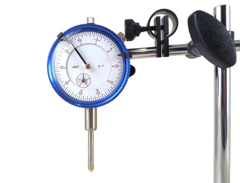 Magnetic Base With Fine Adjustment For Dial Test Indicator Boss Level Precision, 1 Inch Travel, 0.0005 Inch Resolution, 0.001 Inch Accuracy, Benchtop Mount, 176 Lb Holding Power For Stress Free Machining Setup