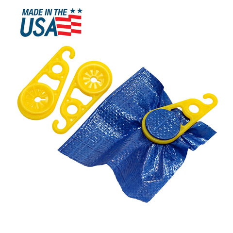 15 Pack Tarp Clips For Outdoor Camping And Shelter Setup To Hold Tents Awnings Tarps Banners And Covers With Beefy Grip Made In USA
