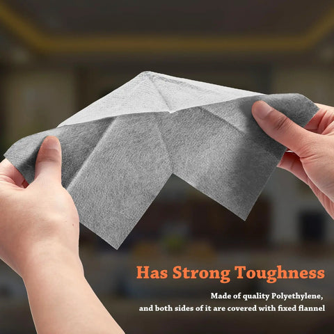 Hands holding 8 Pack Inside Waterproofing Corner Shower Membrane Seamless Polyethylene Barrier for Bathtub Steam Room Walls