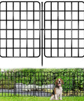 Durable 30ft By 17in No Dig Garden Fence Border With 28 Panels Rustproof Metal Wire Ground Stakes Decorative Flower Bed Edging