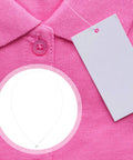 1000 Piece Built Tough Plastic Security Tags Snap Lock Theft Proof Pin Loops For Retail Store Apparel Clothing Bags Belts White 12 Inch Round Head Design on pink polo.