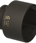 3/4 Inch Drive 2-3/4 Inch Impact Socket Pro Grade Beast Mode built from CR-MO Chrome Moly Alloy Steel, side view detail.