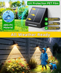 Make Your Outdoors Slay With These Big Time Solar Fence Lights 10 Pack Waterproof LED Lighting Featuring 10 Modes And 9 Colors Ideal For Deck Railing Patio Walls And Garden Steps Right Now, showcasing solar fence lights in use.