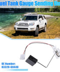 Fuel Tank Float Gauge Sending Unit And Fuel Level Sensor For Toyota 4Runner Limited SR5 Sport 4.0L V6 4.7L V8 And Lexus GX470 2003 2009 OE Quality Replacement To Keep Your Fuel Gauge Reading Right. Toyota 4Runner fuel level sensor with float arm and connector