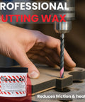 Beefed Up Beeswax Cutting Paste For Metal Drilling And Tapping Pro Grade Drill Bit Lubricant for Drilling Sawing and Finishing