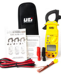 Industrial Grade Digital Clamp Meter With Auto Ranging For HVAC And Electrical Testing, Magnetic Mount, accessories included