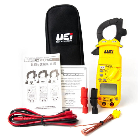 Industrial Grade Digital Clamp Meter With Auto Ranging For HVAC And Electrical Testing, Magnetic Mount, accessories included