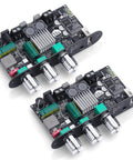 Two Pack Bluetooth 5.3 Mono Amplifier Board With TWS And Boost Circuit For Home And Outdoor DIY Speakers 100W Power Output