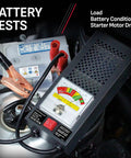 3 In 1 Battery Load Tester For 6V And 12V Cars And Diesels, Analyzes Battery Health, Tests Charging System And Starter, Handles Up To 1000 Cranking Amps With 50 Amp 6V And 100 Amp 12V Load, Model BT100 on car battery