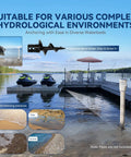 Heavy Duty Dock Pole Auger Anchor Kit Marine Grade Spiral Design for secure anchoring in diverse waterbed conditions.
