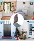 Collage of Ultimate Door Draft Stopper 2 Pack For Under Door Sweep Fits Interior And Exterior Doors Weather Stripping Seal Silicone Draft Guard For Noise Reduction And Cold Air Insulation 2 In W X 39 In L Grey used in different rooms.