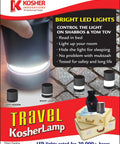 Travel Lamp White, Ultra Compact And Sturdy LED Light With 30,000 Hour Lifespan, Includes Travel Bag, Easy Twist On, No Recharging, Plug In And Go, Lightweight 1.5 Lbs For Home Hotels Or World Travel, shown in various settings and configurations.