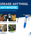 Heavy Duty Pistol Grip Grease Gun With KYPLUS Locking Coupler 10 Year Warranty Up To 10000 PSI One Handed Operation image