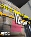 Heavy Duty Yellow Etrack Ratchet Straps For Box Trucks And Vans Two Inch By Twelve Foot Cargo Tie Downs securing boxes.