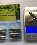 Stainless Steel Archery Field Points With Screw In Tips 19/64 Inch Outside Diameter 125 Grain 1 Dozen on digital scale