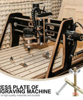 Dual Set 100mm Aluminum Alloy Hold Down Clamps For CNC Woodworking And Engraving Machines on router table
