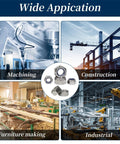 Top Shelf Hex Nuts Assortment Kit 276 Piece Metric Hardware Set In 304 Stainless Steel With Nylon Locknuts for various applications