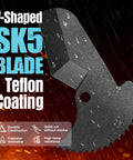 V-shaped SK5 Teflon coated blade for Heavy Duty Aluminum PVC Pipe Cutter Ratchet Tool With SK5 Blade Cuts Up To Two And A Half Inches