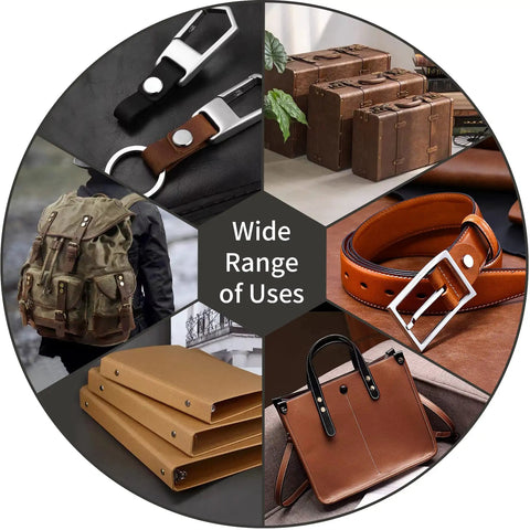Slick Gun Metal Chicago Binding Screws, Clutch 36 Piece M5x6mm Nickel Plated Rivet Kit for leather bags and journals.