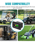 12V 24V 36V 48V 60V 72V Battery Monitor Meter Waterproof LED Battery Capacity Voltage Indicator for golf cart and vehicles