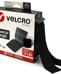 Velcro Brand Industrial Strength heavy-duty tape, black, 1.5in x 16ft roll, holds up to 10 lbs