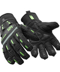 Unisex Extreme Cold Weather Work Gloves With Insulation For Minus 30 Degrees Fahrenheit, Silicone Grip And Kevlar Thumb, Black, Medium