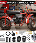 26mm VM22 Carburetor Kit For 212cc Clone Engines Like GX160 GX200 Coleman Ct200u Bt200x KT196 Mini Bike Go Kart 6.5HP