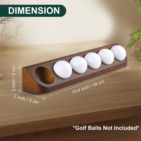 Wooden golf ball display case for six balls on table. Two Pack Golf Ball Display Case Wall Mount For Twelve Standard Golf Balls Dope Wooden Memorabilia Display For Office Or Home Wall Mounted Organizer Great Gift For Golfers And Enthusiasts.