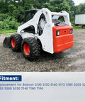 Skid steer loader compatible with Flat Face Hydraulic Quick Connect Coupler Kit Male And Female For Skid Steer Loader And Compact Excavator Models S130 S150 S160 S175 S185 S205 S220 S250 S300 S330 T140 T180 T190 883 A220 A3 Replacement Thread