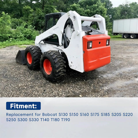 Skid steer loader compatible with Flat Face Hydraulic Quick Connect Coupler Kit Male And Female For Skid Steer Loader And Compact Excavator Models S130 S150 S160 S175 S185 S205 S220 S250 S300 S330 T140 T180 T190 883 A220 A3 Replacement Thread