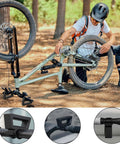 1 Pair Bike Handlebar Bracket Clamp For 29 To 34mm Bars, No Slip Lightweight Mount For Bike Work Stand in maintenance use