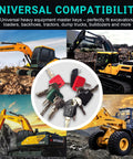 15 Piece Heavy Equipment Key Set Master Kit With Ignition And Operator Keys For Excavators Loaders Tractors Skid Steers