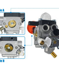 Stihl KM131R FS131 Carburetor Kit With Air Filter Spark Plug Gasket Fuel Line Fuel Filter And Repair Kit for trimmers and chainsaws