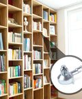 Legit Heavy Duty Zinc Alloy Shelf Pegs Replacement Pins for Classic Modular Bookshelves highlighted in bookshelf setting.