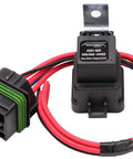 Weatherproof Automotive Relay And Socket Kit For Off Road Lights And Accessories, 50 Amp Normally Open And 30 Amp Normally Closed.